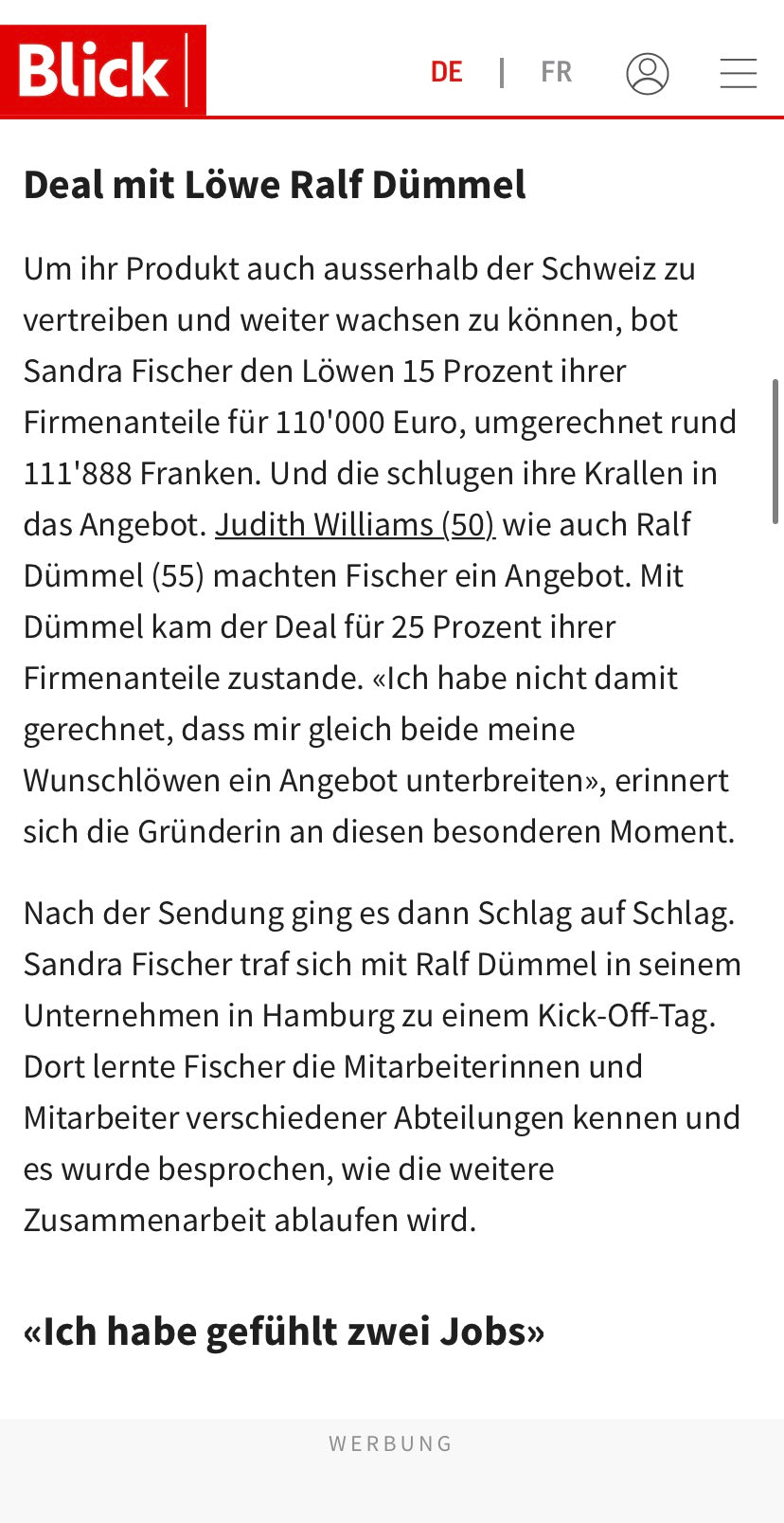 Blick berichtet über Zürcher Startup SHEA YEAH
