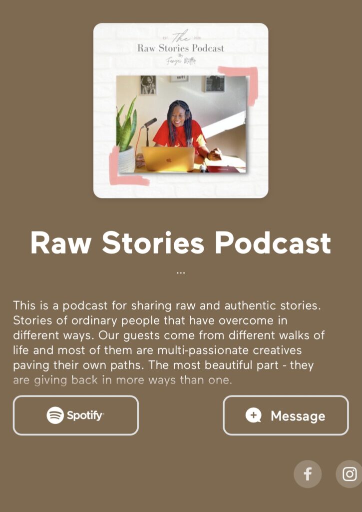 Podcast raw Stories mit SHEA YEAH