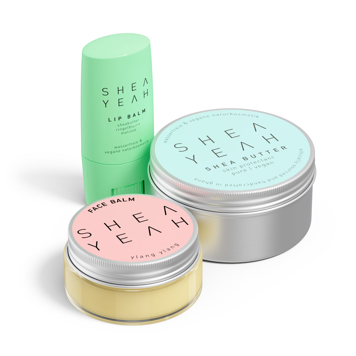 Shea facial care set | certified organic