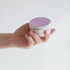 Shea Yeah Body Butter mit Lavendelduft in der Anwendung, Video.