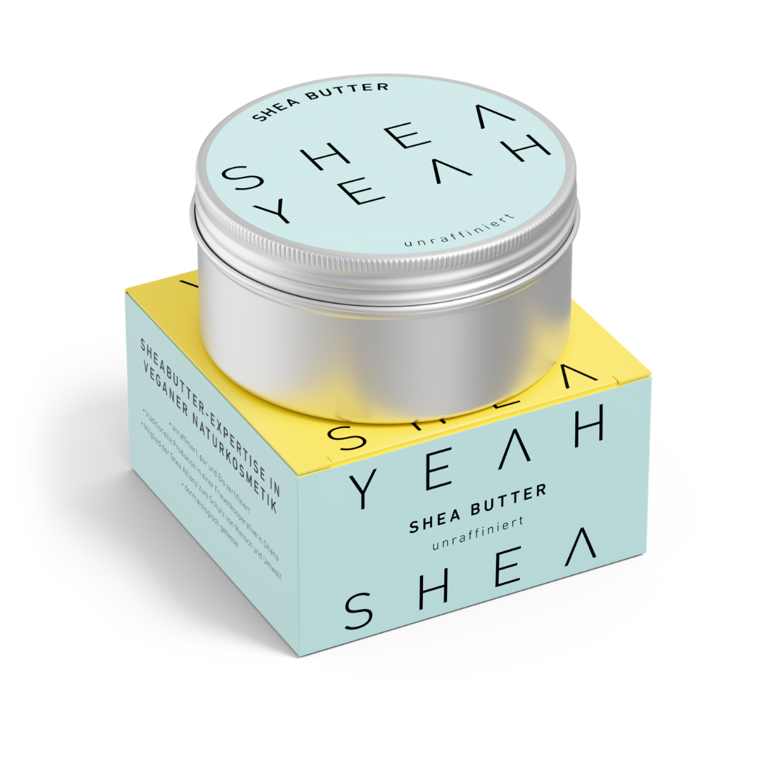 Produktbild der unraffinierten Bio-Sheabutter von SHEA YEAH